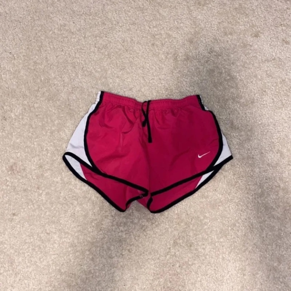 pink nike shorts